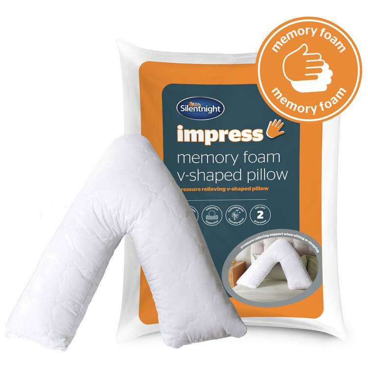Silentnight Impress Memory Foam V Shaped Support Pillow