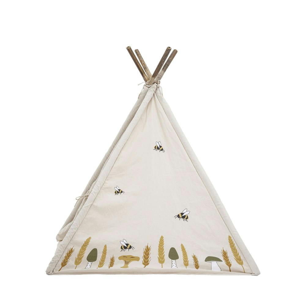 MILLO - Tipi enfant en bambou et tissu naturel