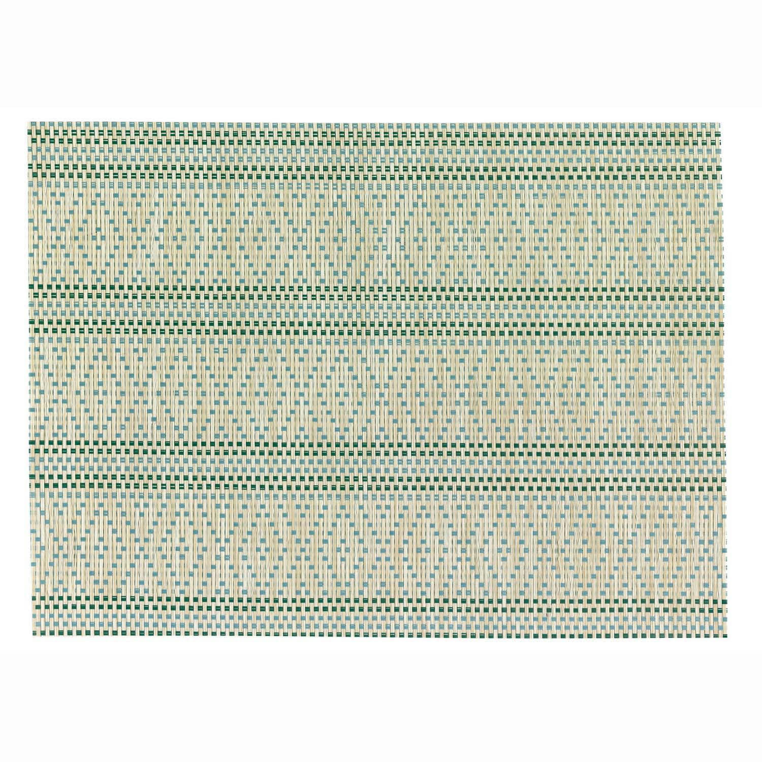 PANAMA - Set de table  en polyester emeraude 33 x 45