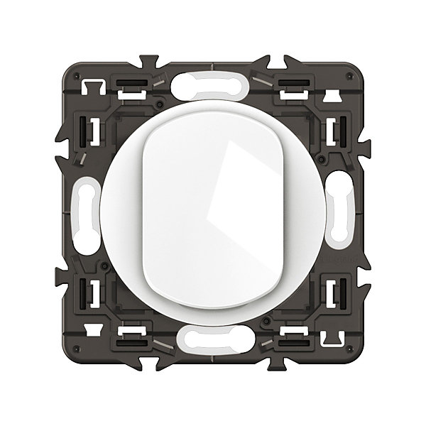 Mécanisme de poussoir Legrand Céliane 6A Blanc sans plaque