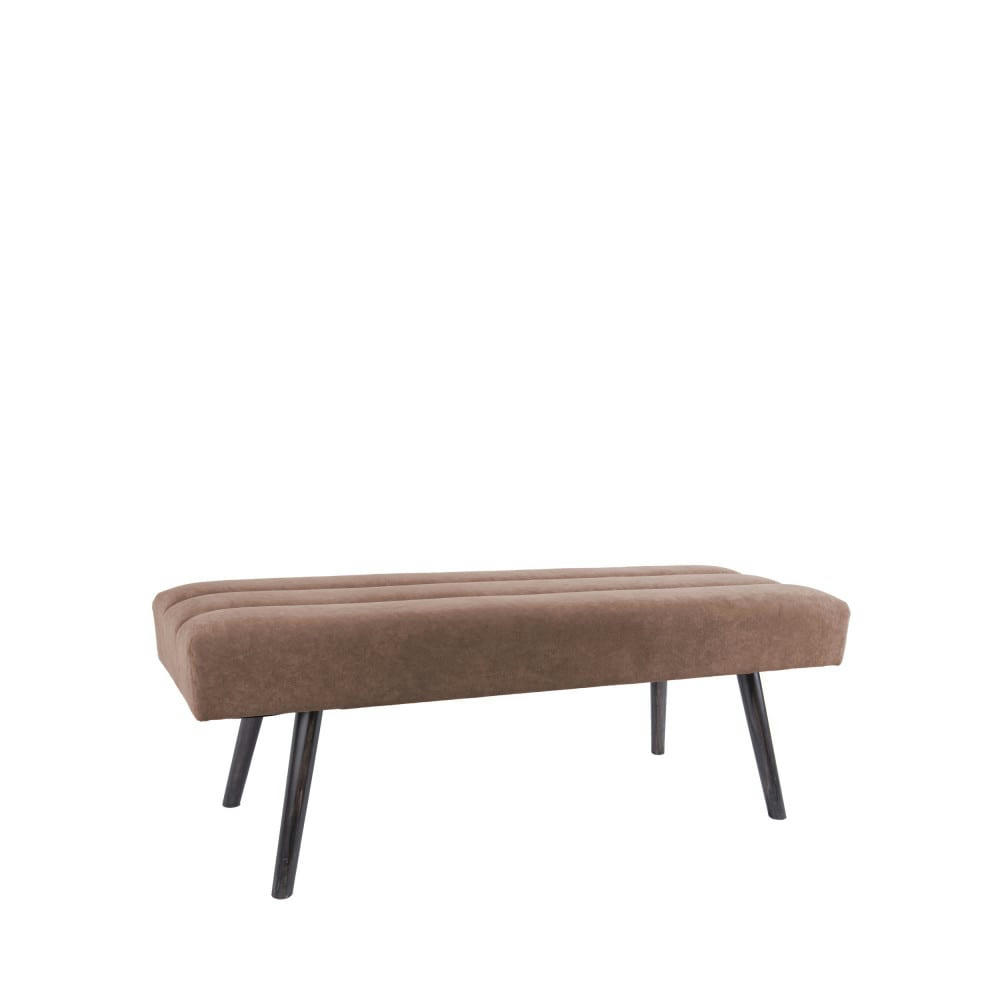 EXPLICIT - Banc  effet daim marron