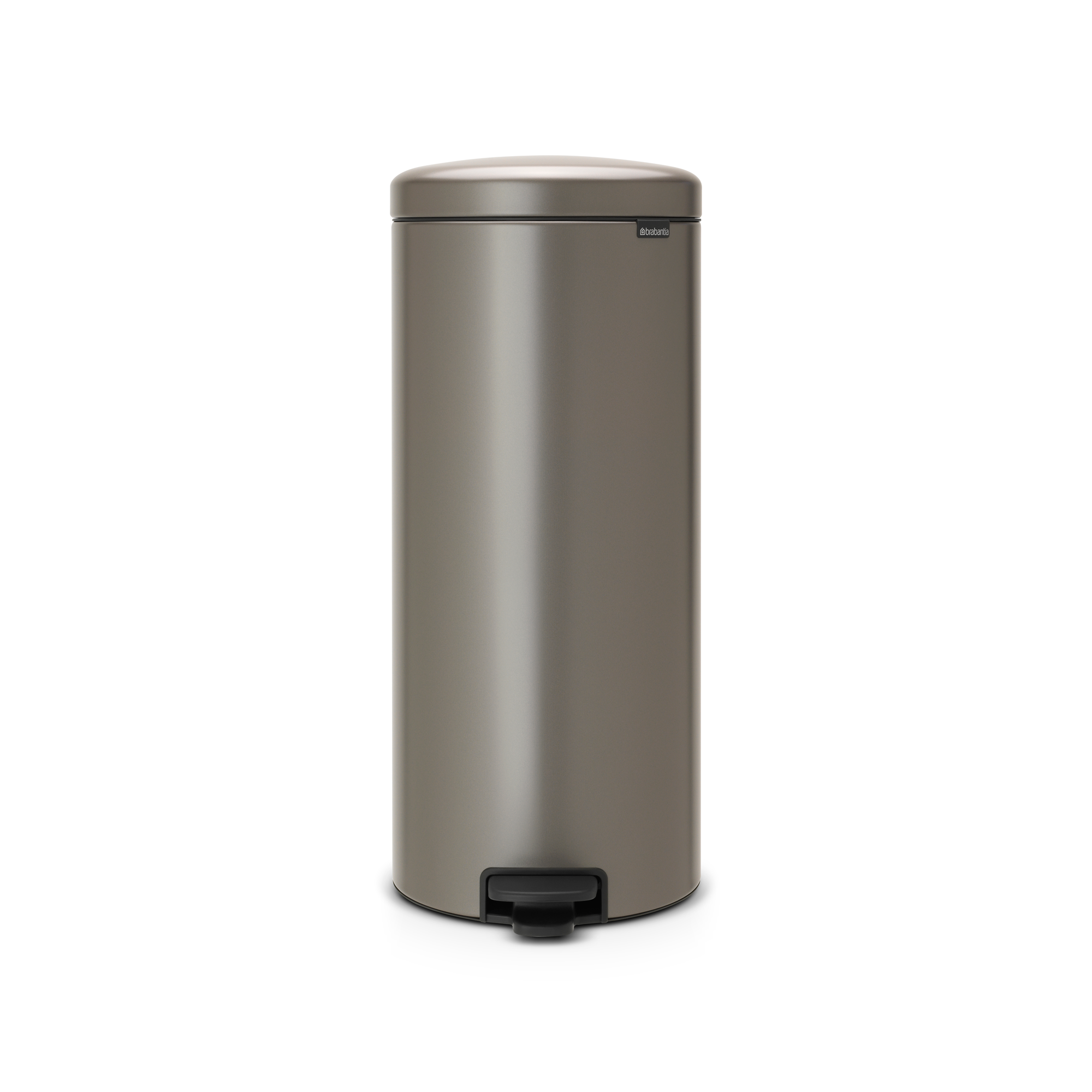 Brabantia NewIcon Pedaalemmer, 30 liter, kunststof binnenemmer - Platinum