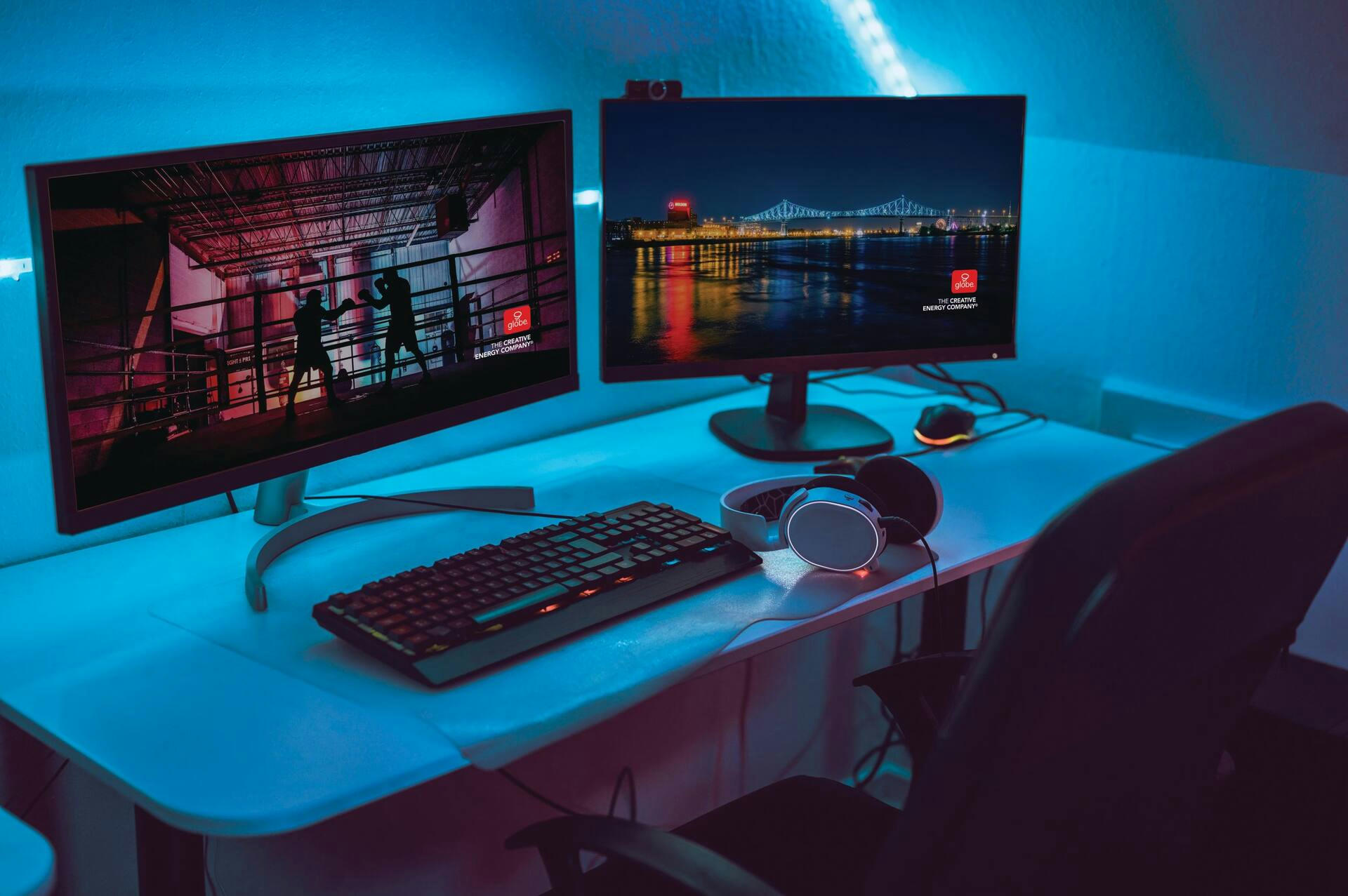 Globe Electric Wi-Fi LED RGB Smart Strip Light, 2-m/6.5-ft