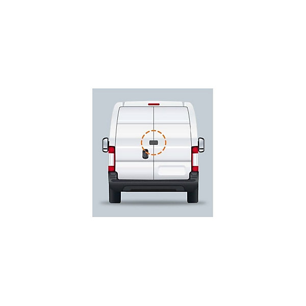 Antivol utilitaire robuste TOKOZ VANLOCK simple Couleur - Blanc, Niveau de sécurité de la serrure - Haute sûreté - Cylindre TECH