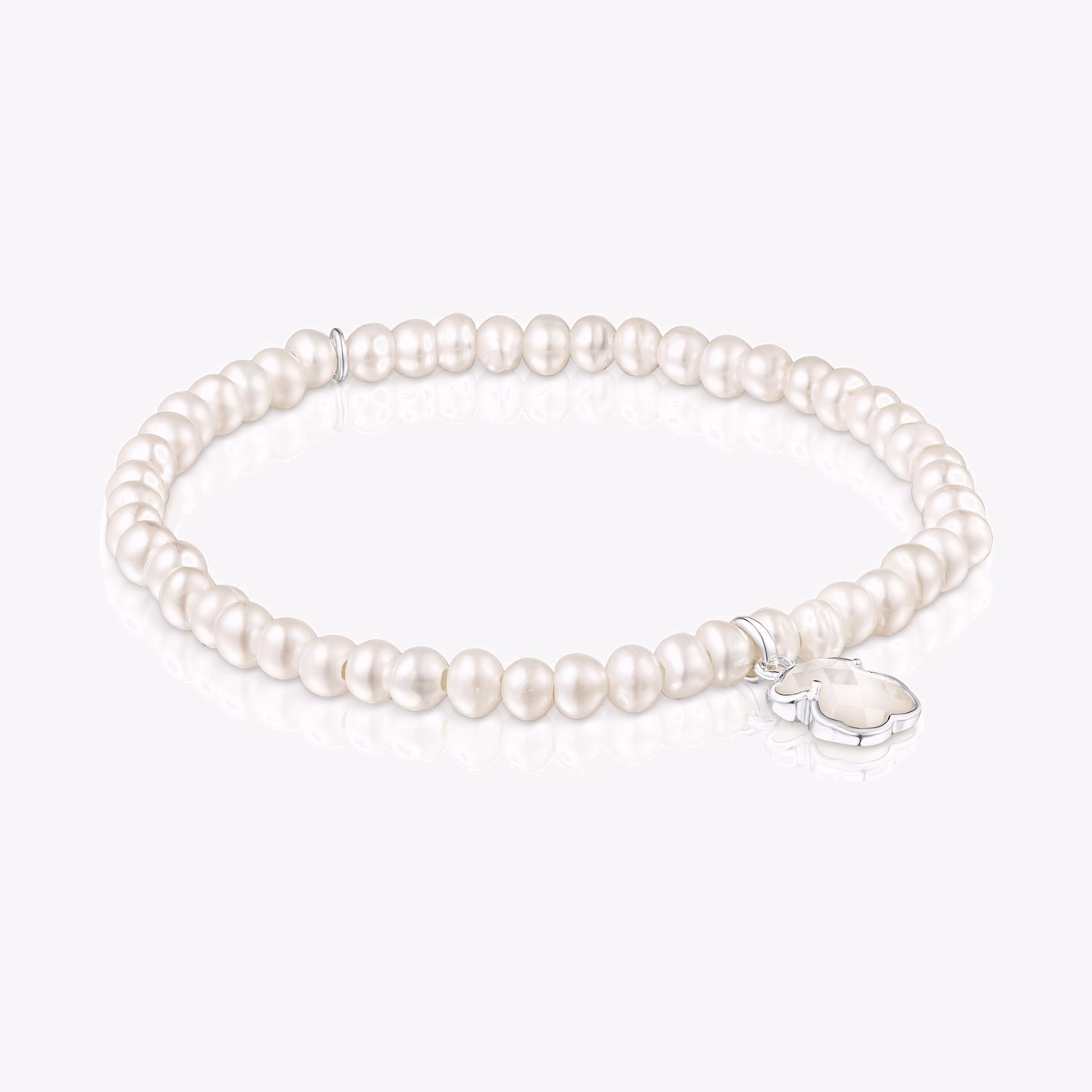 Pulsera de plata y perlas TOUS Icon Color