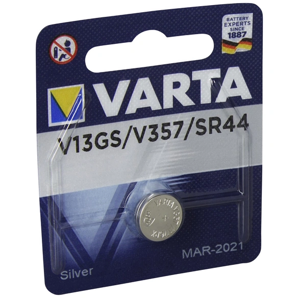 Batterie, Electronics, V13GS/V357/SR44, 1,55 V