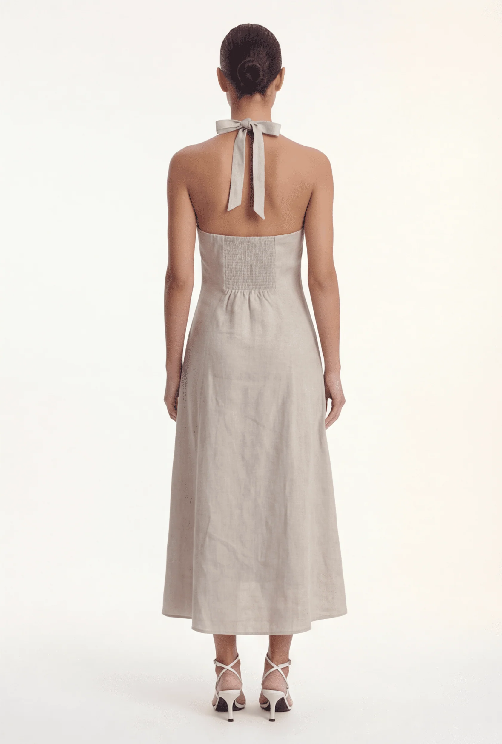ROBE EVASEE - CHELSEA - NATUREL