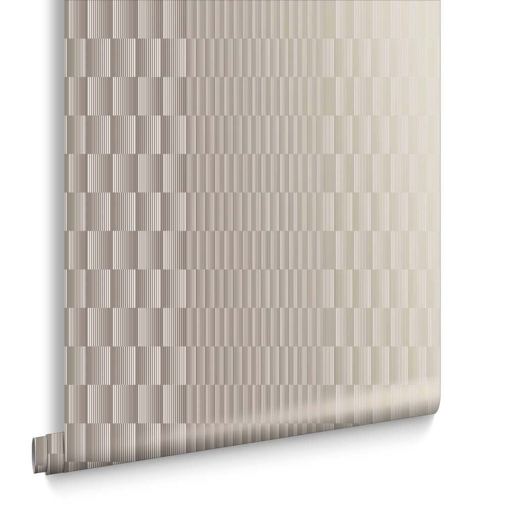 Graham & Brown Vliesbehang - Symmetry Soft Gold - 10mx52cm