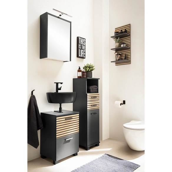 Hocker »Katta«, BxH: 40 x 42 cm, anthrazit