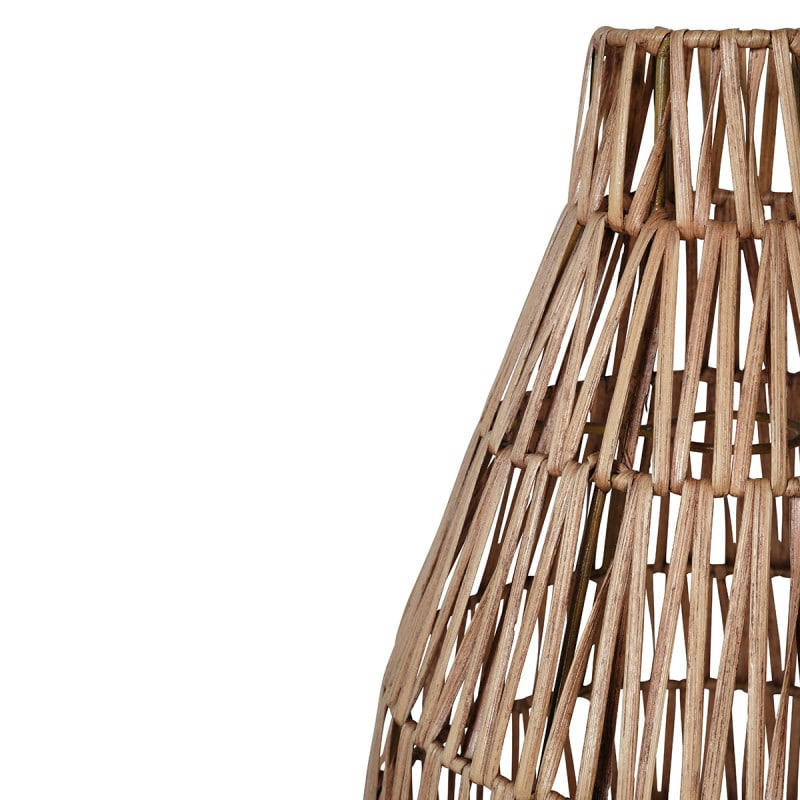 - Abat jour en rotin naturel