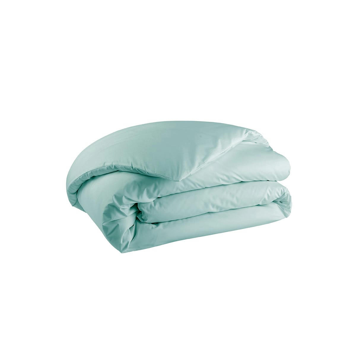 PREMIERE - Parure de lit en percale de coton bleu archipel 240x220