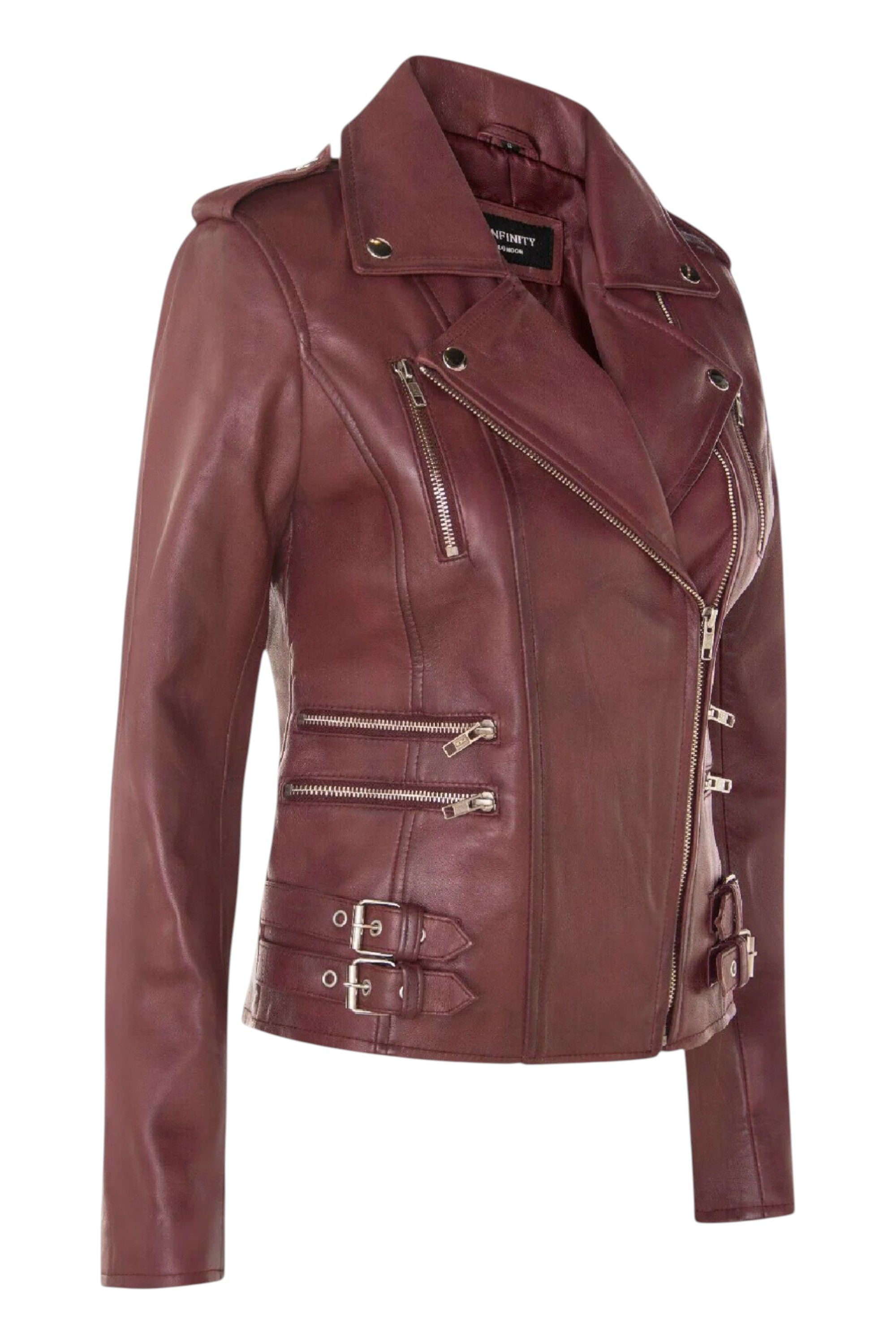 Infinity Leather Leather Brando Biker Jacket-Loddon