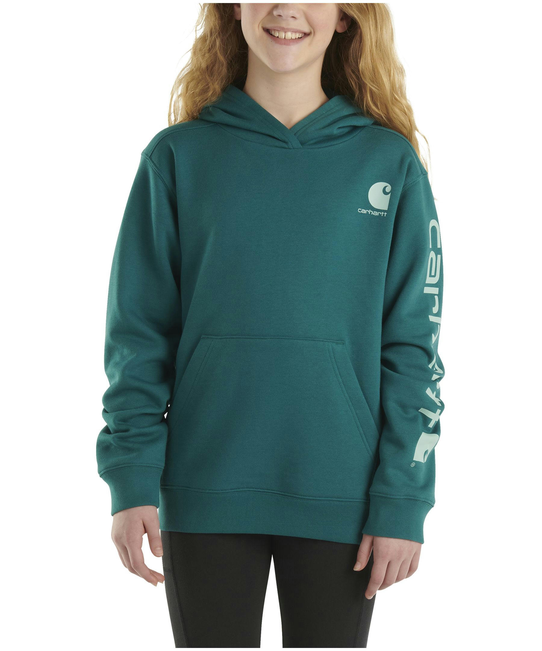 Carhartt Kids' Unisex Logo Graphic Pullover Hoodie