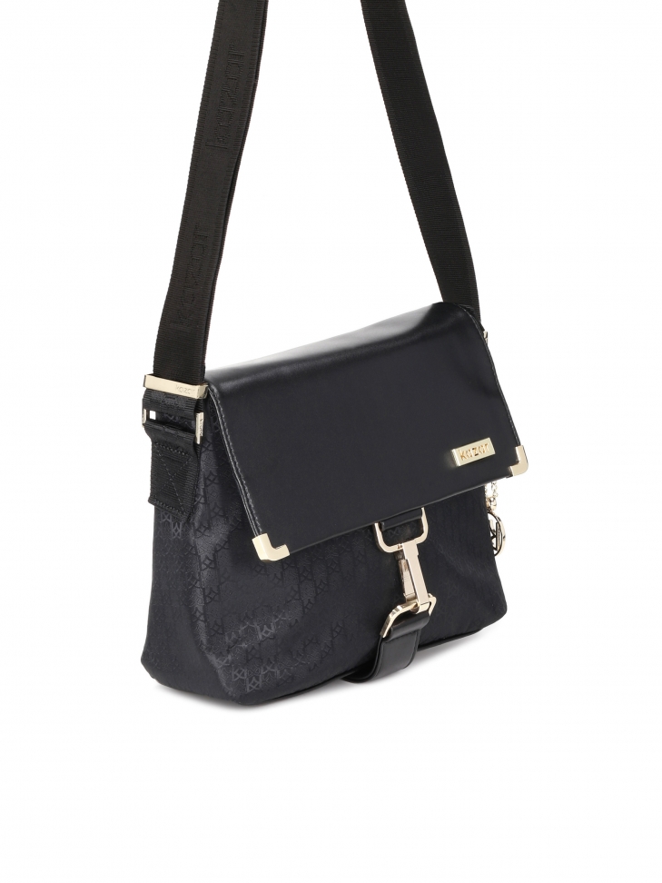 Ladies' black messenger bag