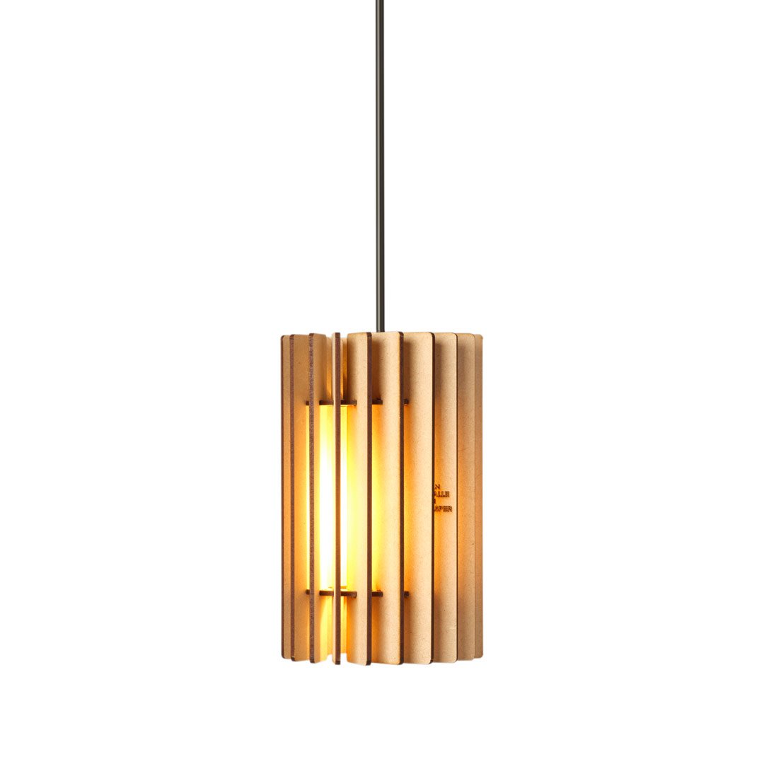 van Tjalle en Jasper - Zylinder hanglamp - Naturel