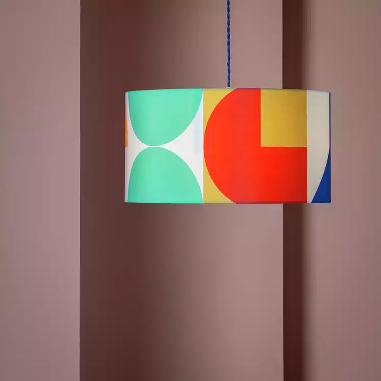 Habitat 60 Geometric Easy Fit Lampshade - 45cm