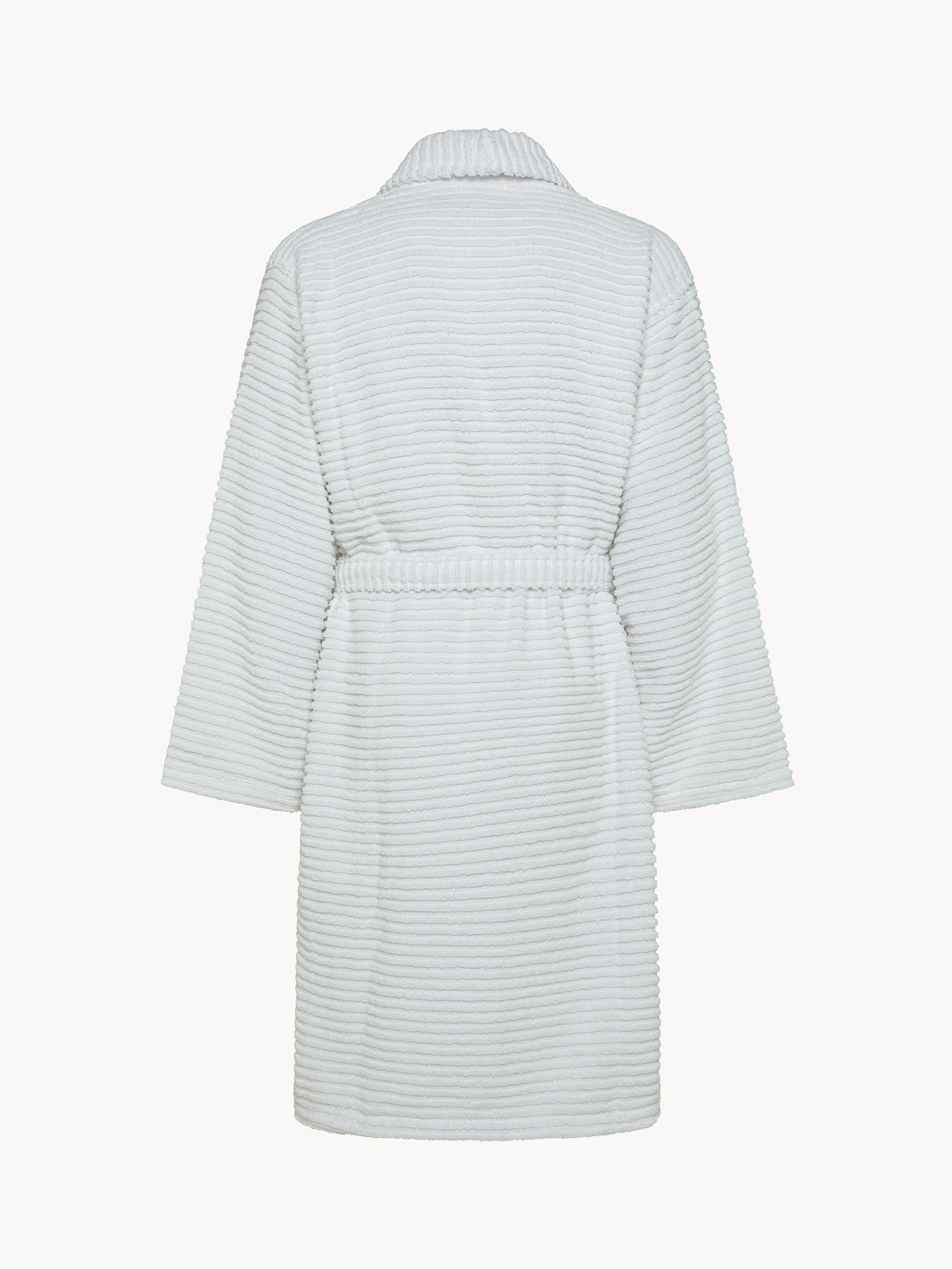 Accappatoio in soffice spugna zero twist di puro cotone a righe - Prezzo di lancio