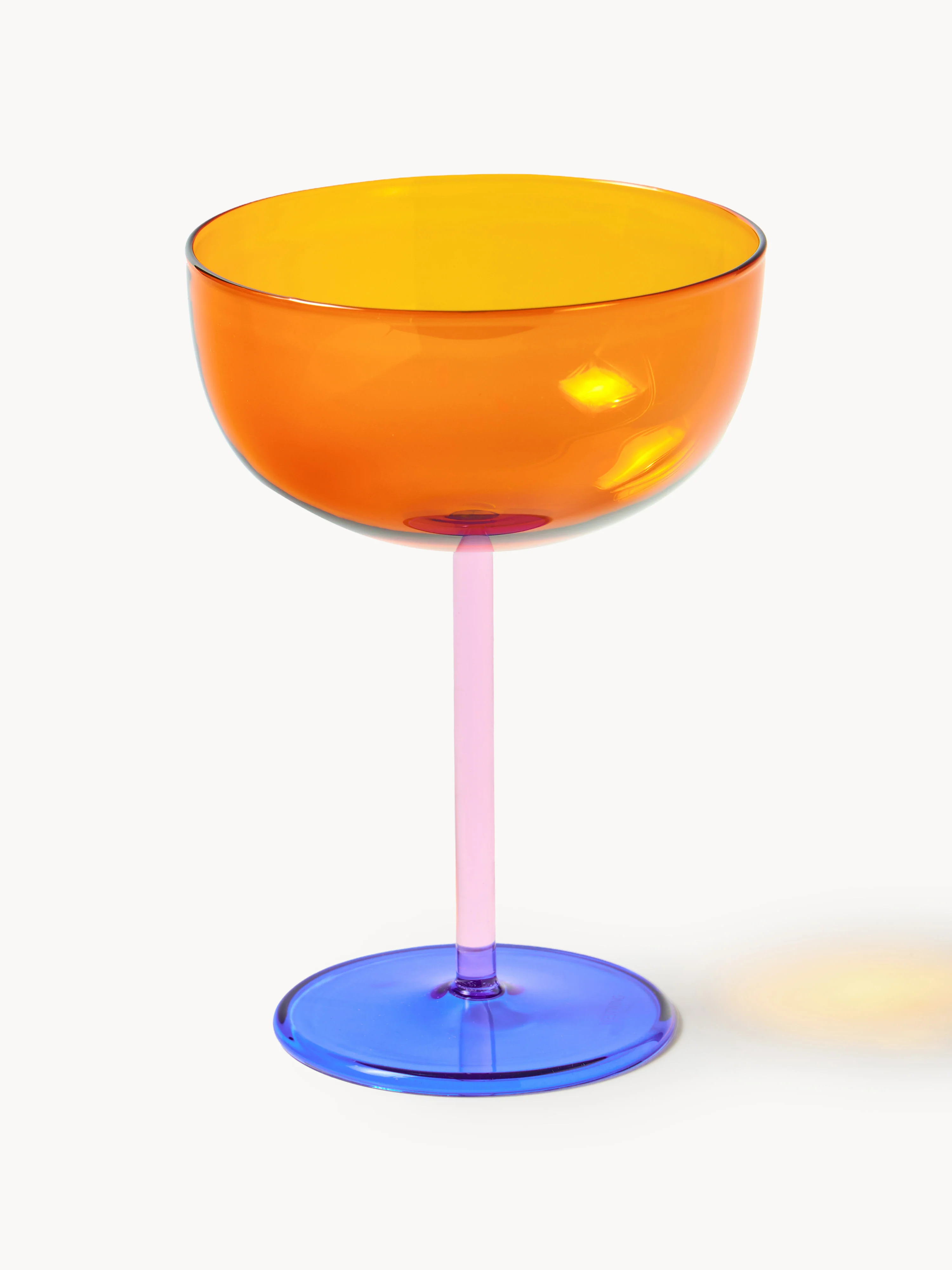 Mundgeblasene Champagnerschalen Karisa, 4er-Set