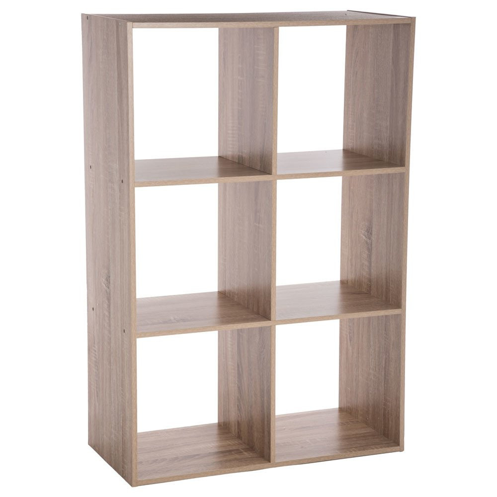 Regał na książki z 6 półkami, 100 cm