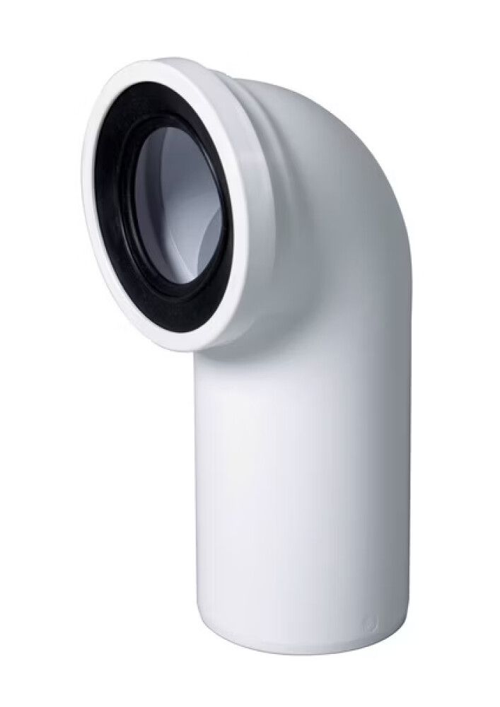 KLOSETTBEND PURUS JOTI 90° PLAST HVIT