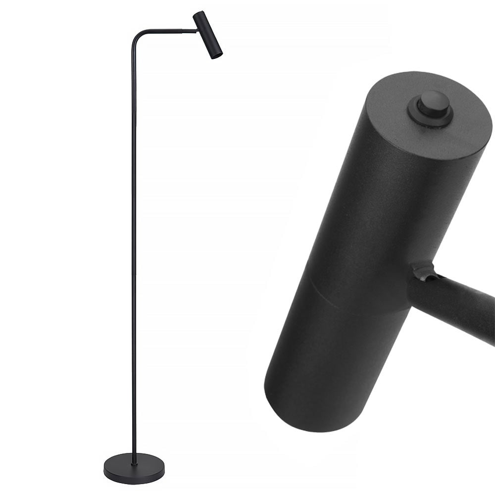 Freelight vloerlamp Undici - 1 lichts - 30 x 135  cm - zwart