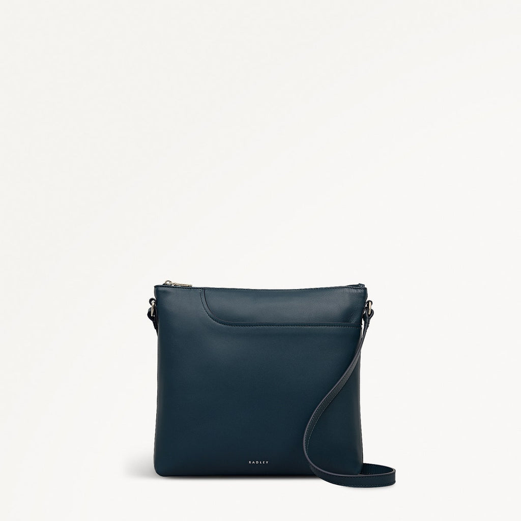 Pockets - Large Ziptop North-South Cross Body Bag