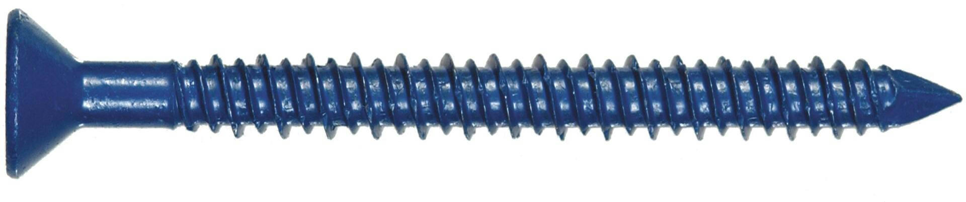 Hillman Phillips Head Concrete Screw Anchors, For Concrete Application, 3/16 x 1-1/4-in, Assorted Pack Sizes