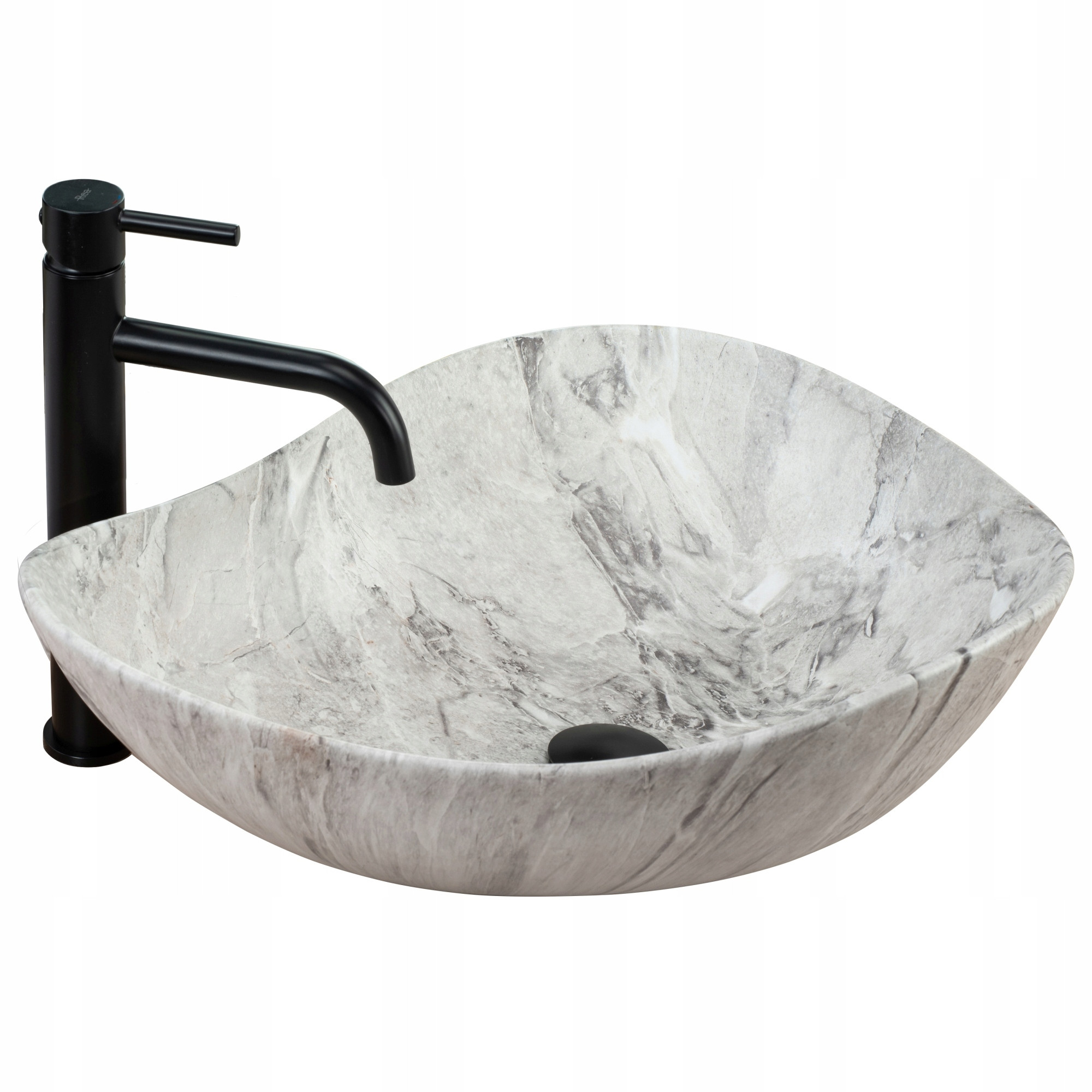 Umywalka Ceramiczna Nablatowa Rea Dora Stone