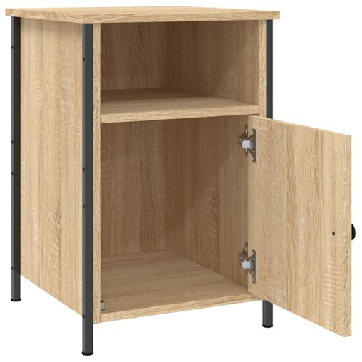 NNEVL Bedside Cabinets 2 pcs Sonoma Oak 40x42x60 cm Engineered Wood