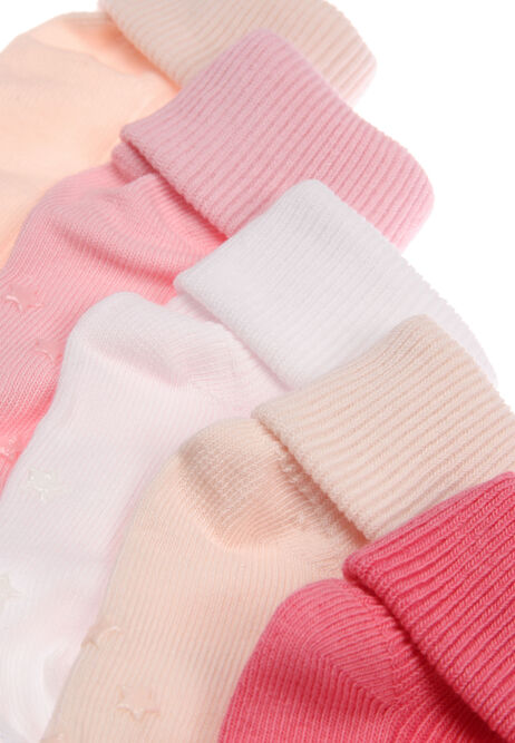Baby Girl 5pk Pink Socks