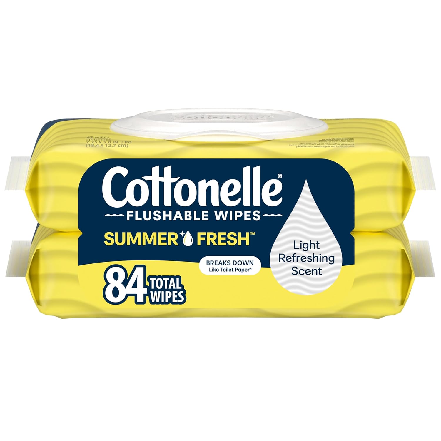 Cottonelle Fresh Feel Flushable Wet Wipes, 42 Wipes Per Pack