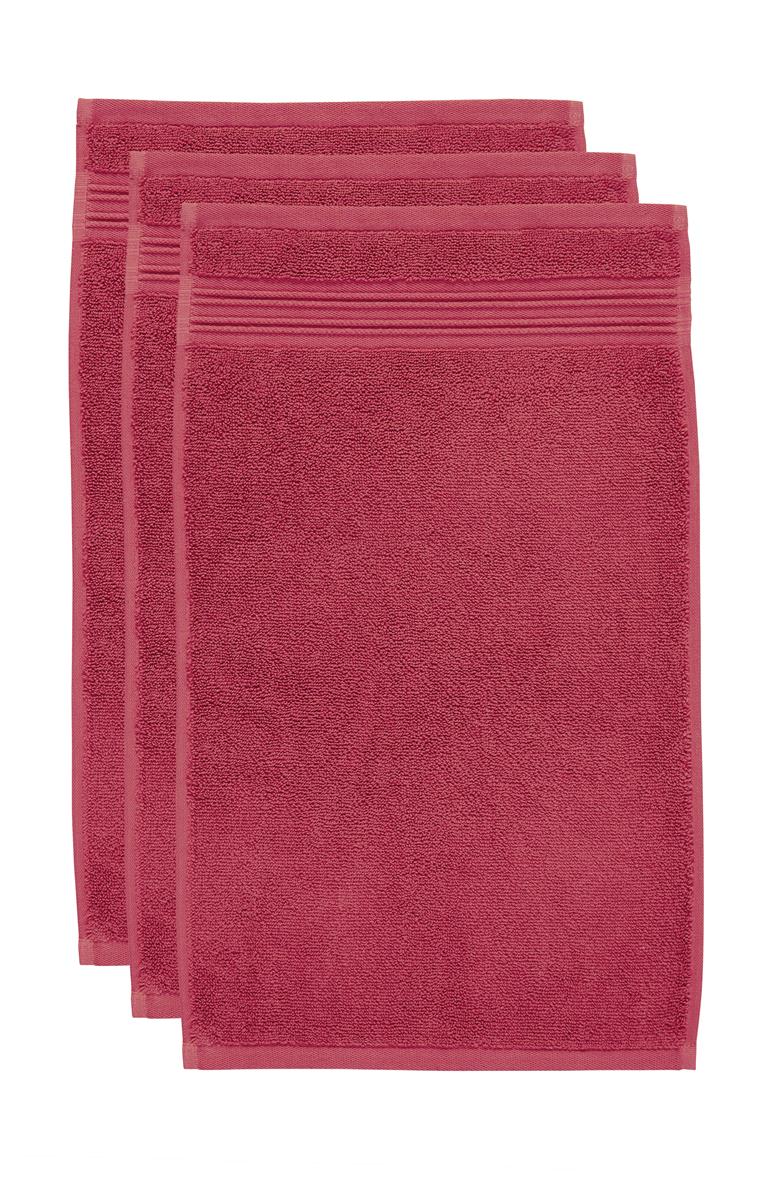 Beddinghouse Sheer Gastendoek - set van 3 - 30x50 cm - Rood
