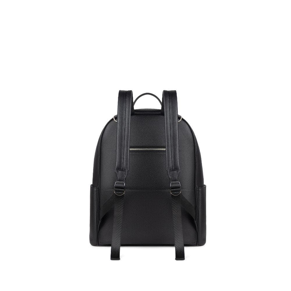 The Vicky - Black Maternity Backpack in Vegan Leather