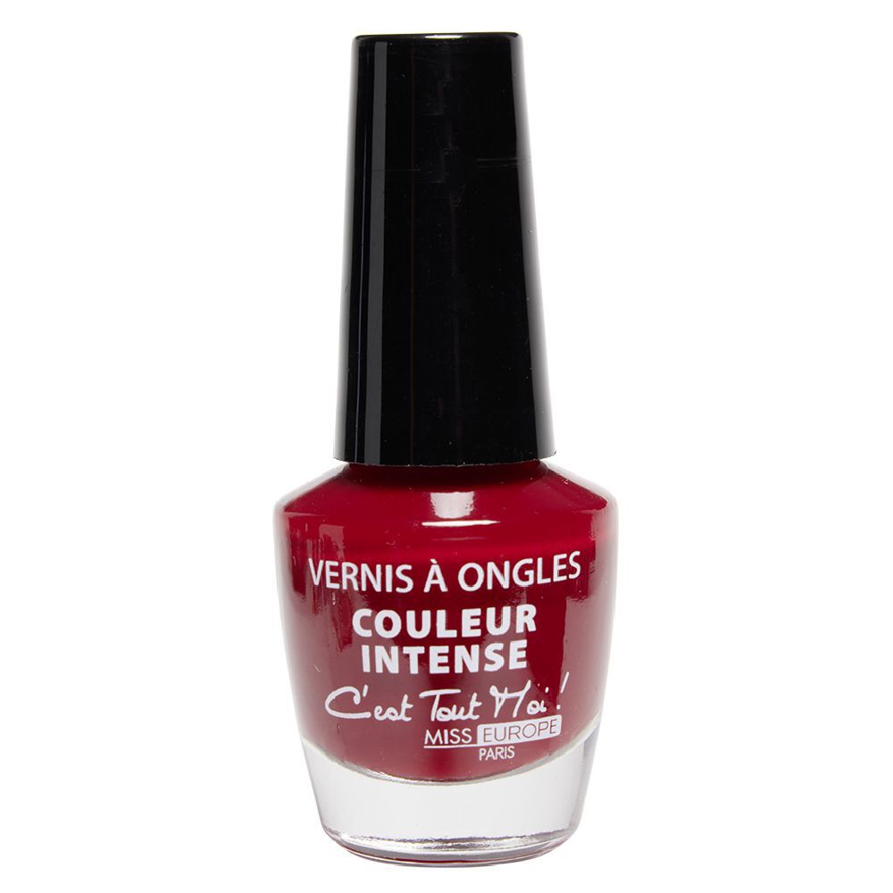 Vernis mat rouge sexy n°01