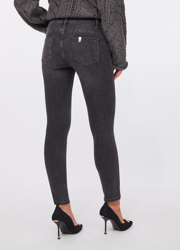 Jeans skinny bottom up