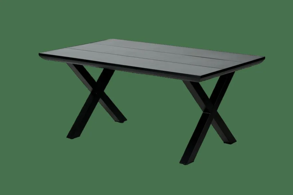 Tables De Jardin^CASA FORMAX Table De Jardin Avec Pieds X Noir/blanc