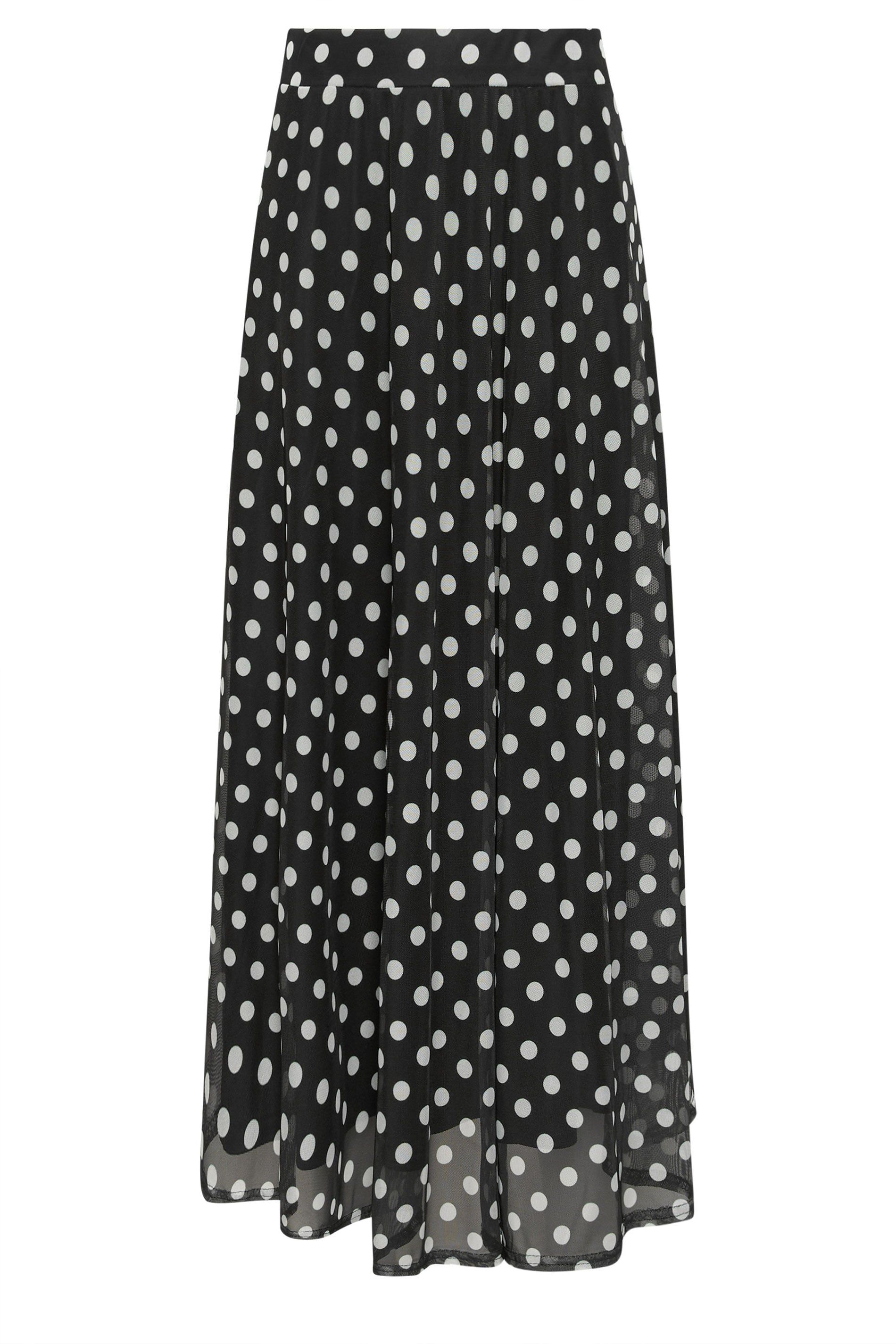 Long Tall Sally Tall Spot Mesh Midi Skirt