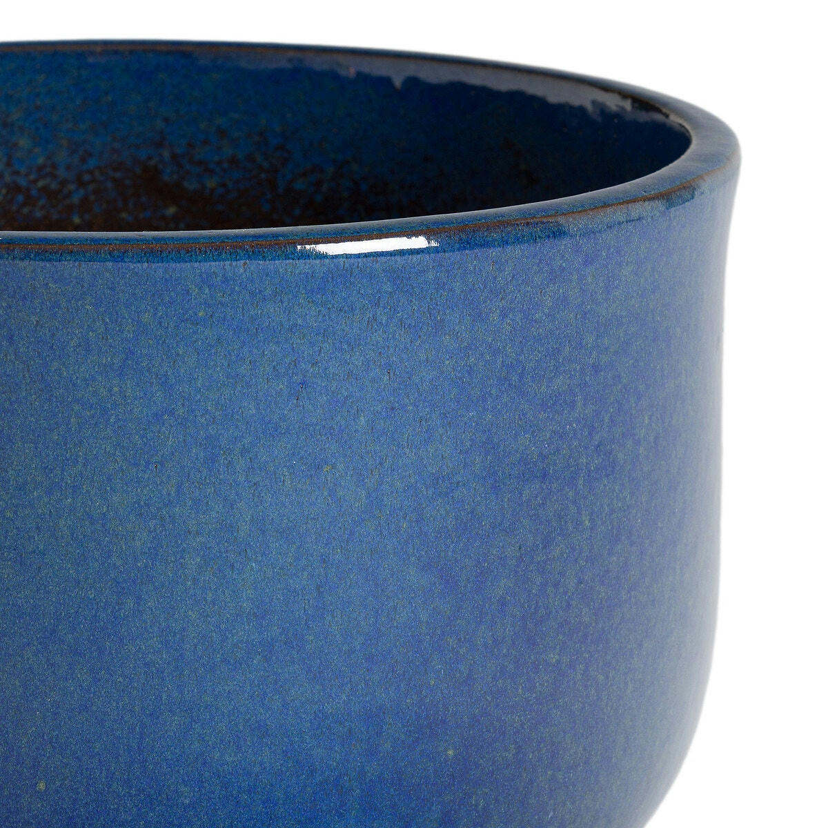 Cache-pot terre cuite émaillée Ø50 cm, Lulita
