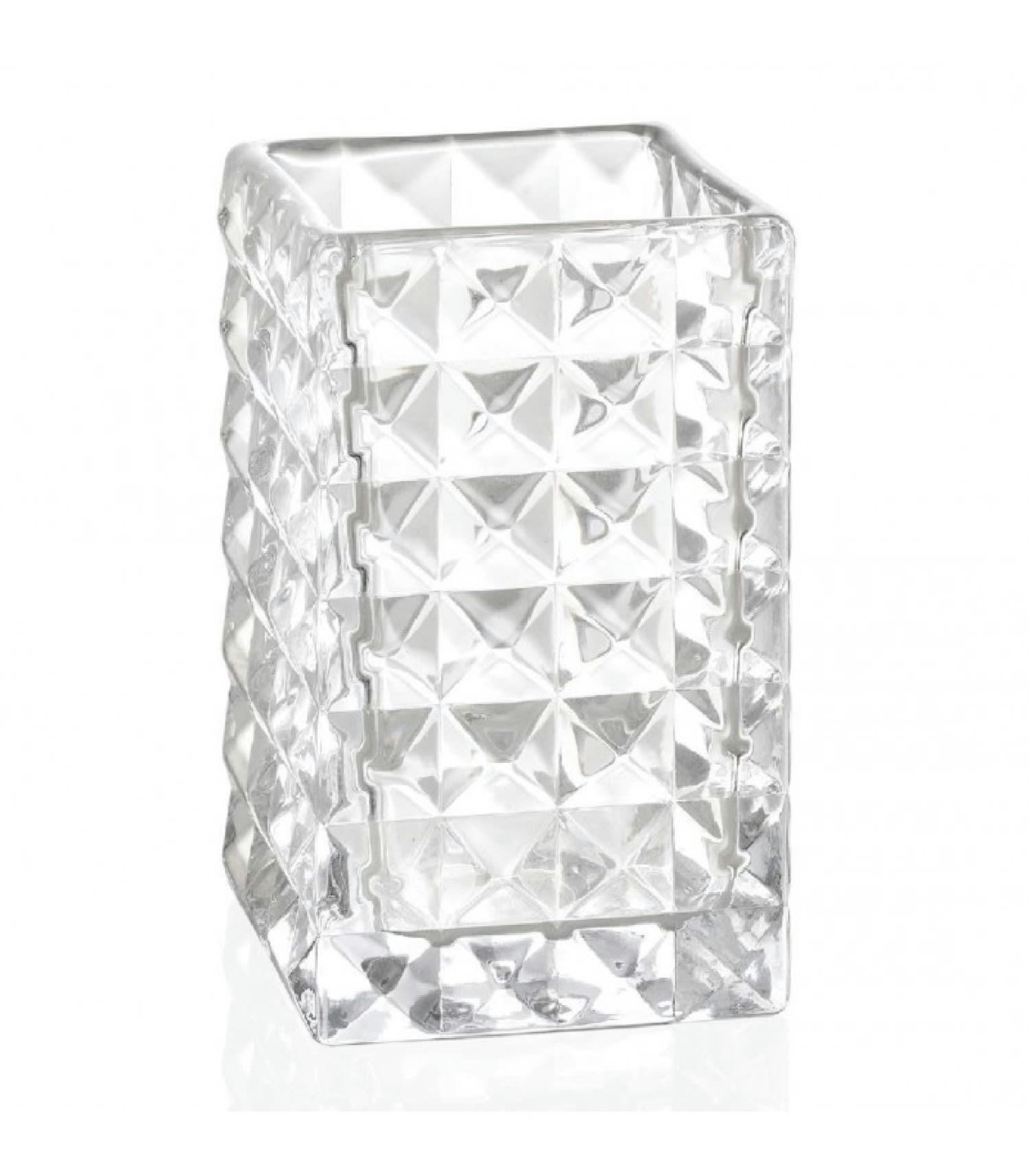 DIAMOND - Porte brosse à dents en verre
