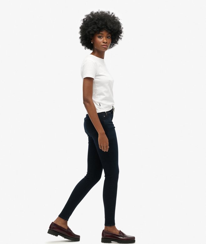 Organic Cotton High Rise Skinny Denim Jeans
