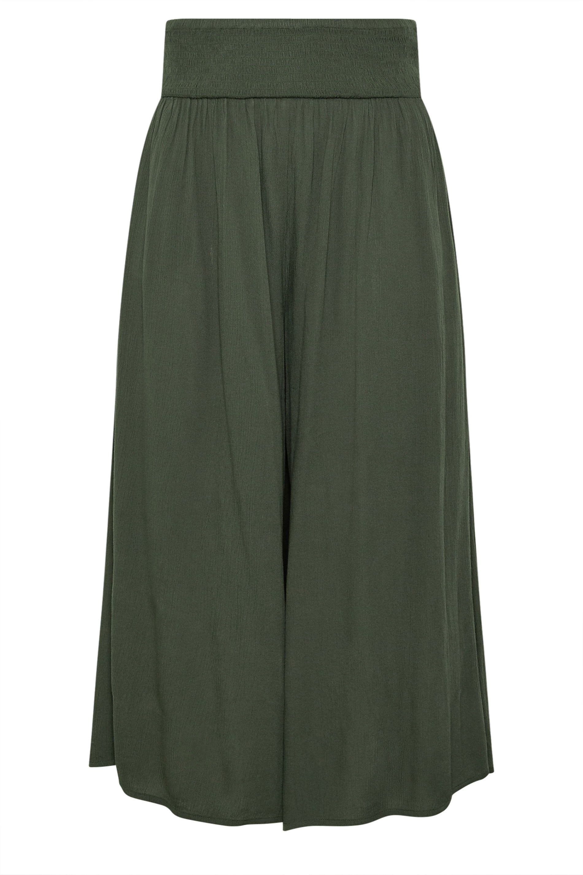 Yours Shirred Wide Leg Trousers