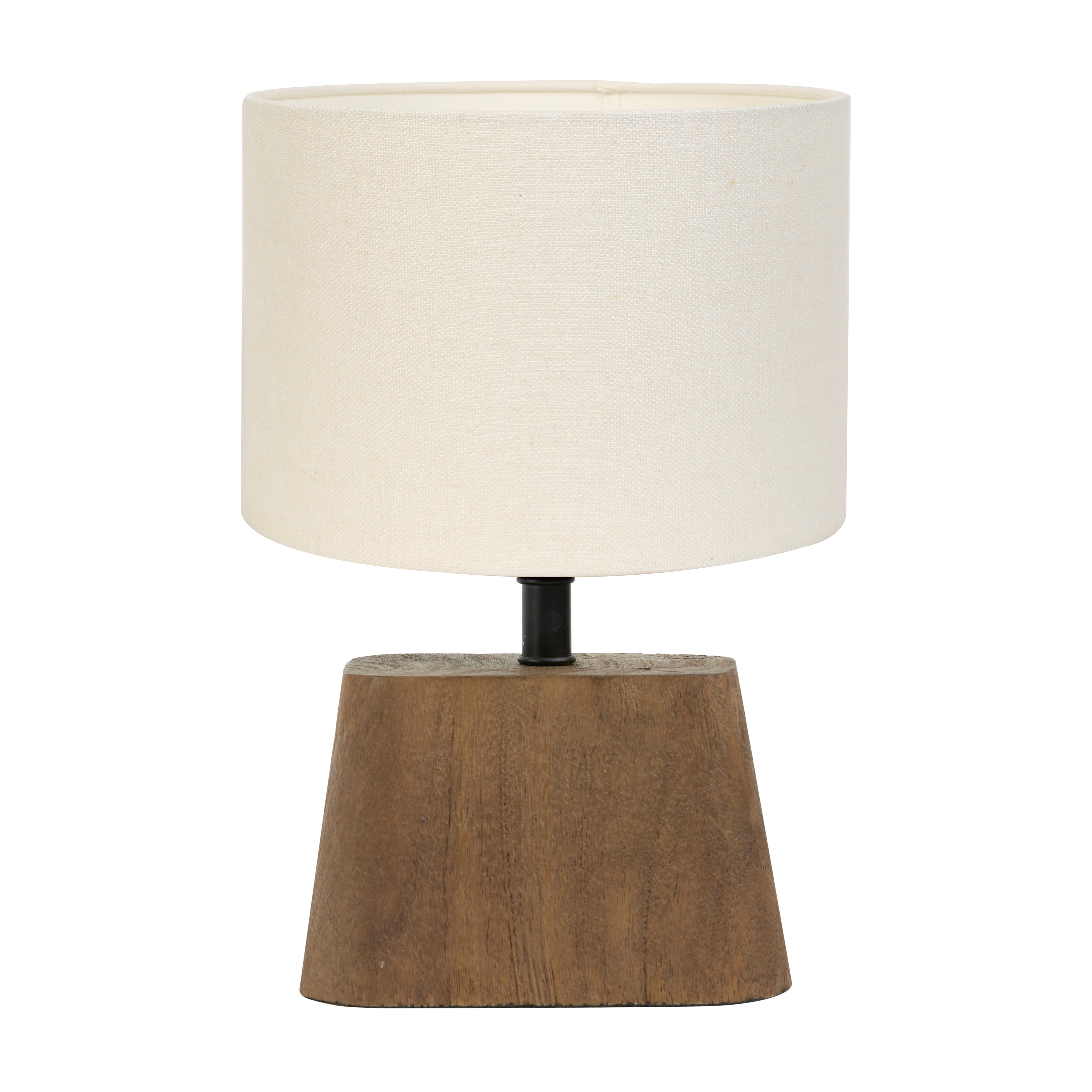 Light & Living tafellamp Kardan/Livigno - hout, eiwit - 20x20x29cm
