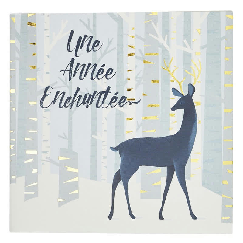 - Lot de 6 cartes de vœux avec enveloppe joyeux noël cadeau