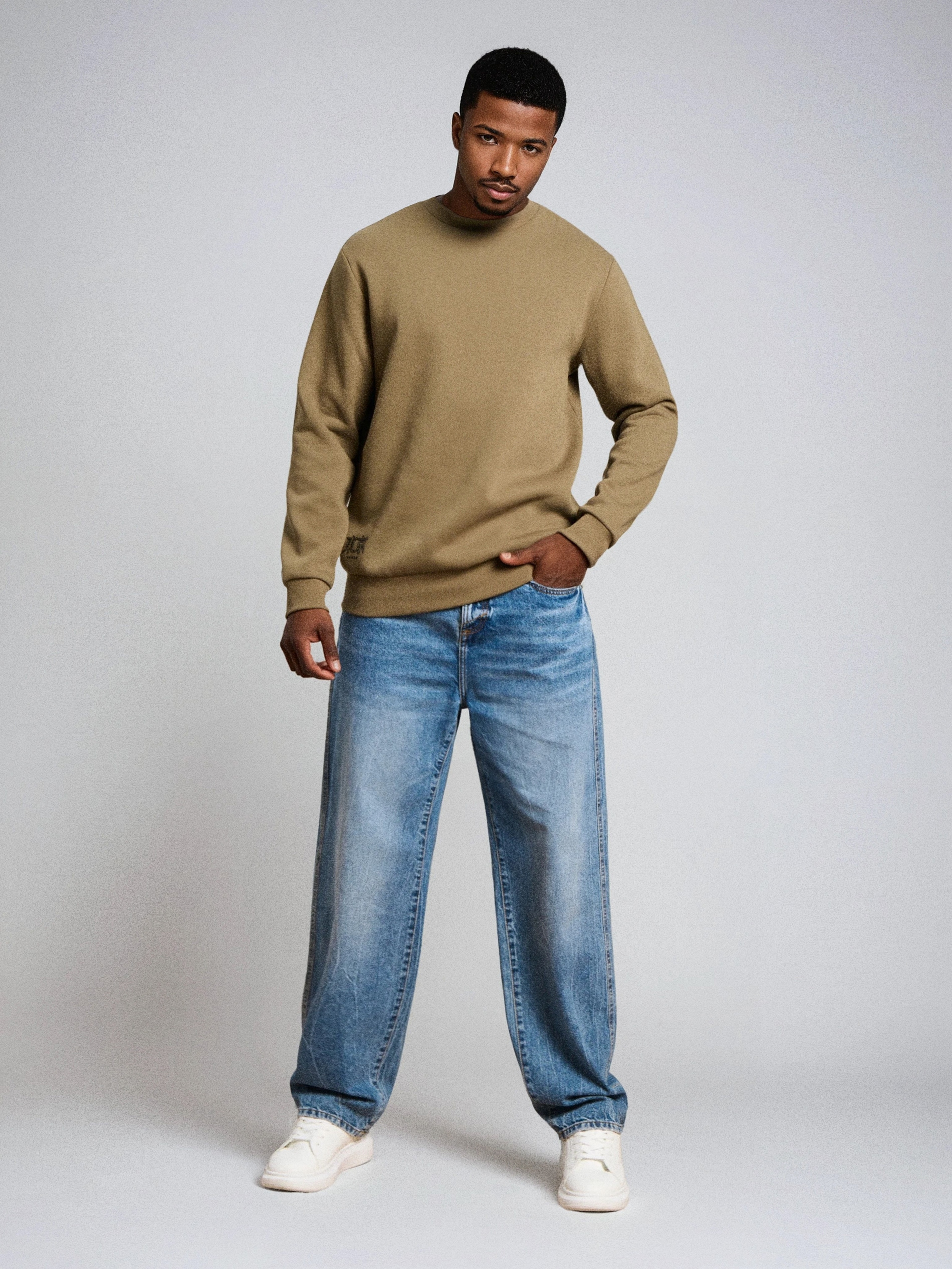 Bluza crewneck z napisem