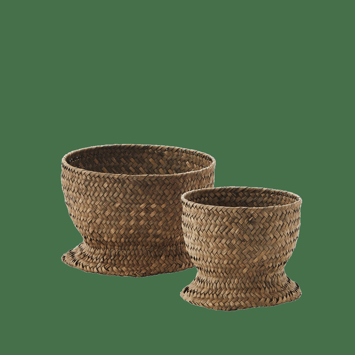 - Paniers à herbe ronds avec support D22cm