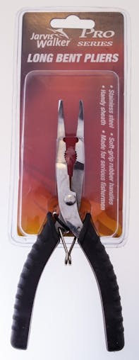 Jarvis Walker Stainless Steel 6 Inch Long Bent Nose Fishing Pliers with Sheath
