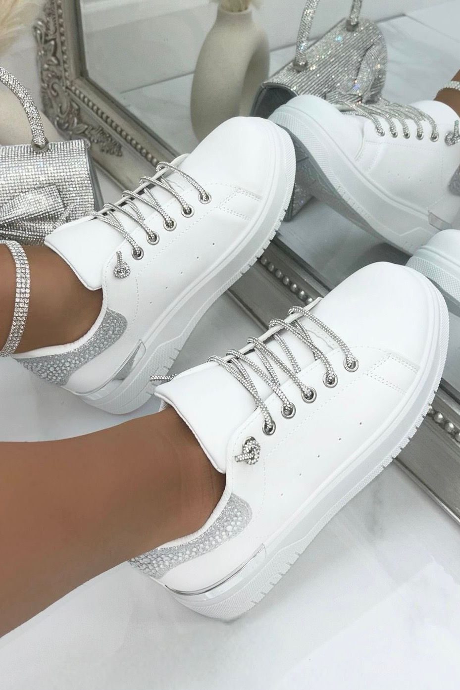 Love Lemonade Sparkly Glitter Brilliance Trainers