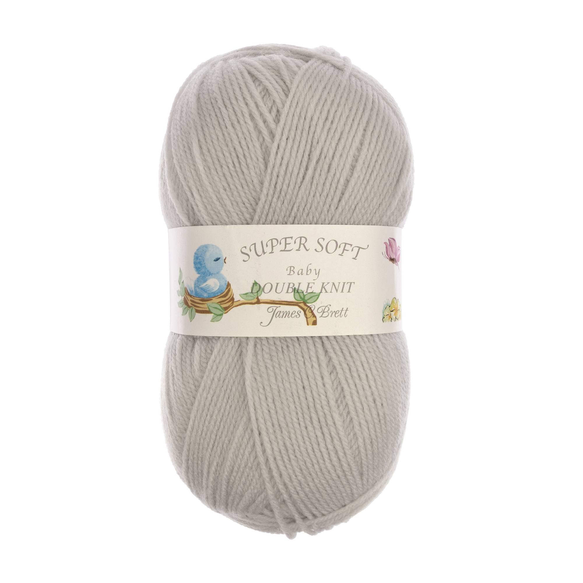 James C Brett Silver Grey Baby DK Yarn 100g