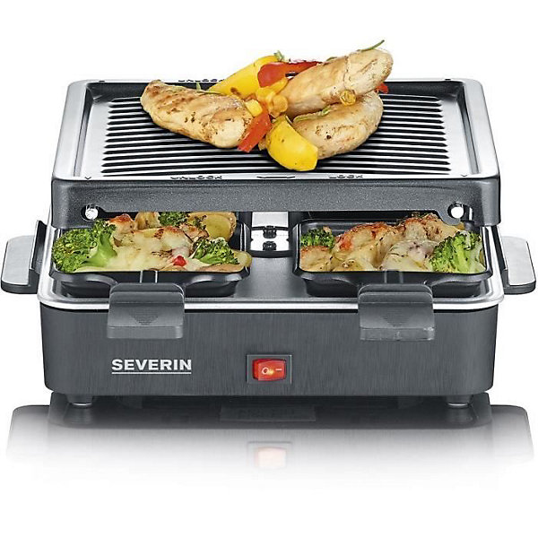 Appareil à raclette SEVERIN - RG2370 - Jusqu'à 4 personnes - Format compact 21x21cm - 600W