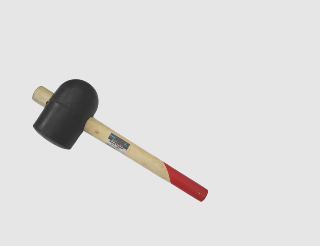 Gummihammer mit Holzgriff